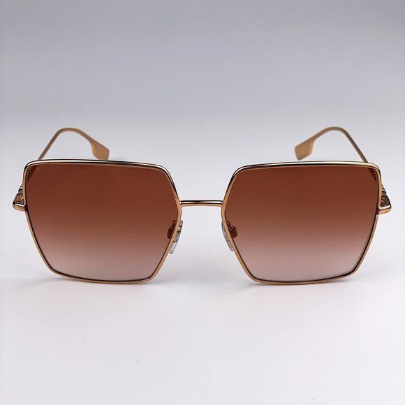 Burberry BE3133 DAPHNE 133713 Sunglasses Gold Pink Square Women main image 13